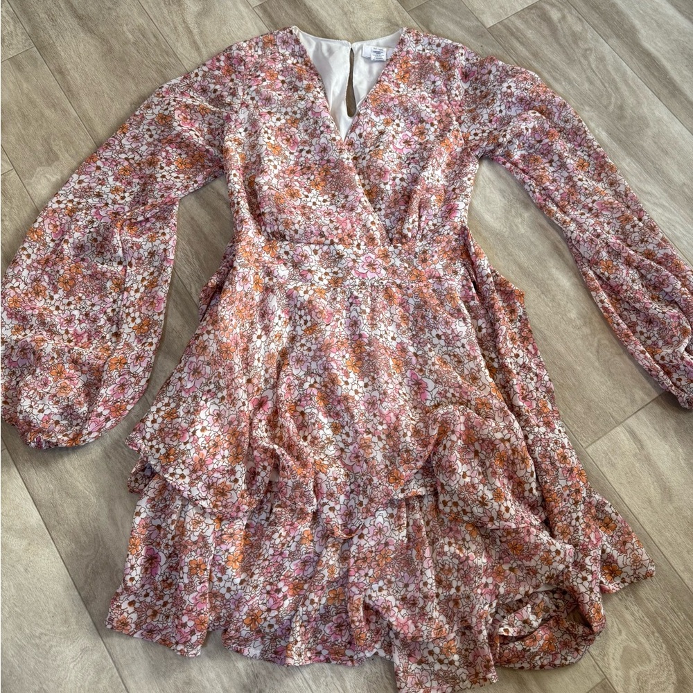 Japna Floral V-Neck Dress